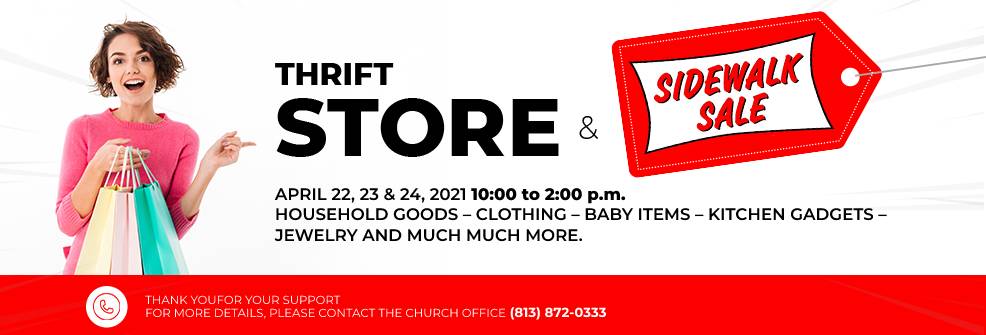 Sidewalk sale 2 (APRIL)