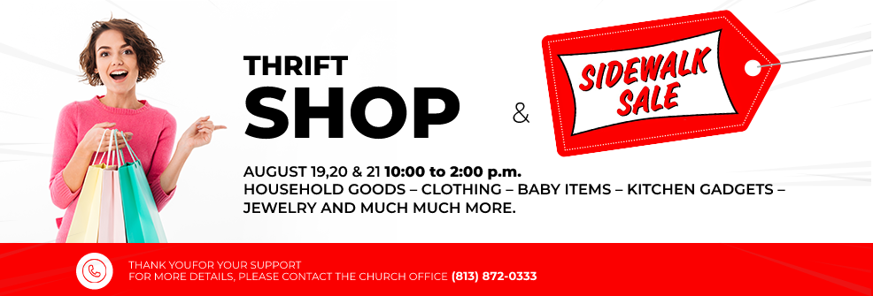 Sidewalk sale -August